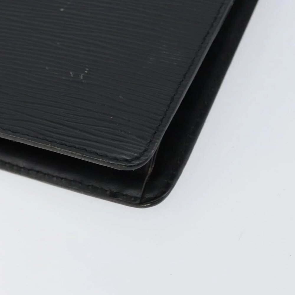 LOUIS VUITTON Epi Pochette Homme Clutch Bag Black Noir - Picture 9 of 16